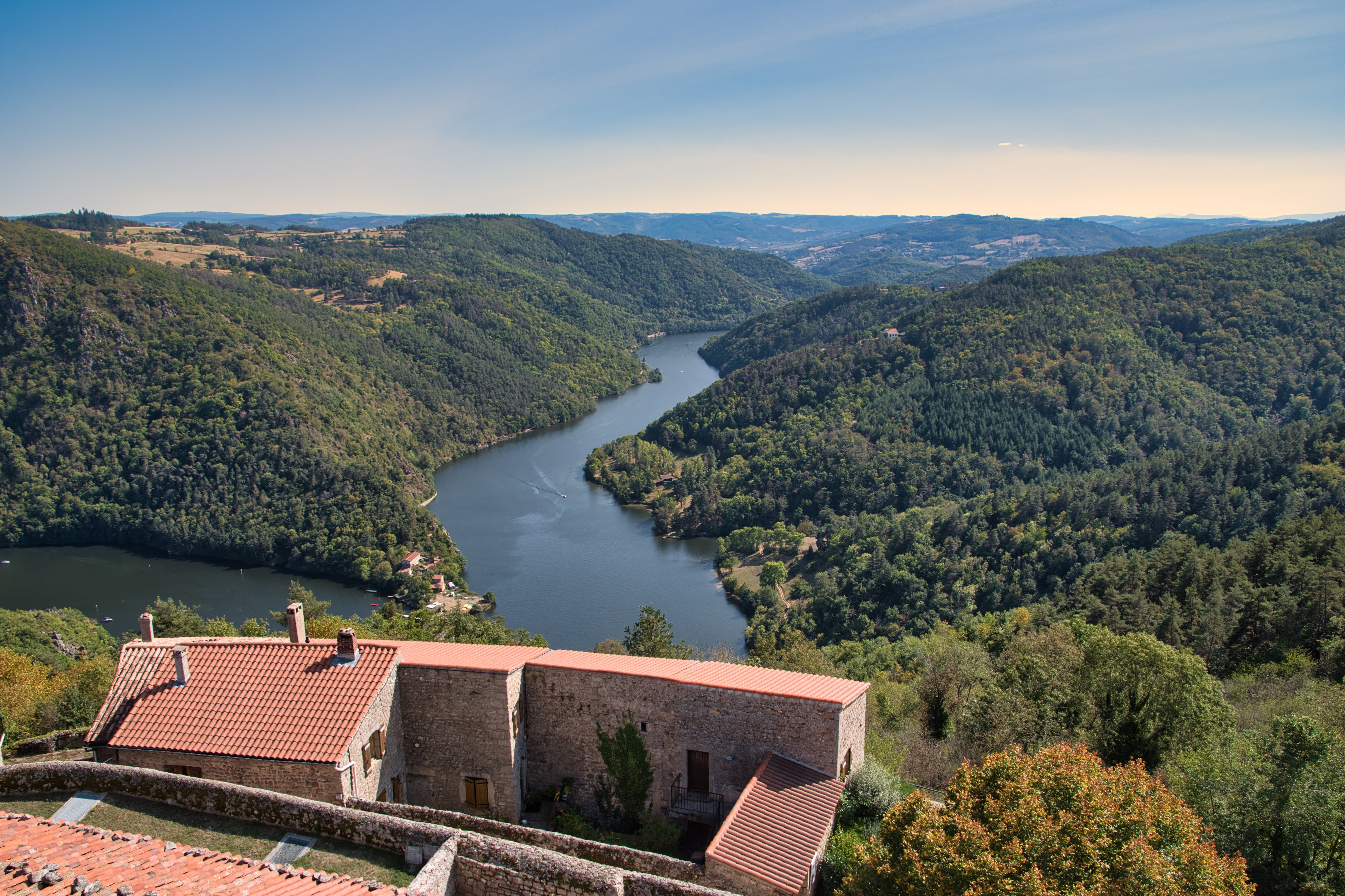 Gorges de la Loire, vue depuis les hauteurs
